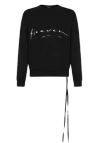 ANN DEMEULEMEESTER ANN DEMEULEMEESTER MAARTEN STANDARD SWEATER BLACK