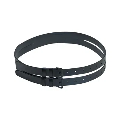Pre-owned Ann Demeulemeester Mack Double Belt 'black' | Women's Size S
