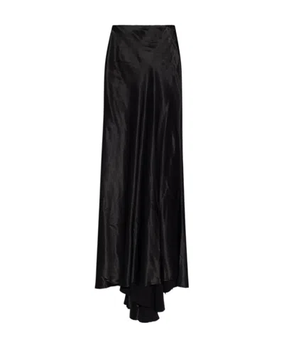 Ann Demeulemeester Madeleen X-long Flared Skirt In Black