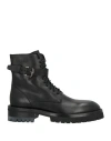 Ann Demeulemeester Man Ankle Boots Black Size 13 Leather In Black