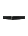 Ann Demeulemeester Man Belt Black Size 45.5 Leather In Black