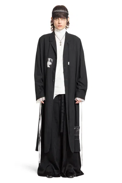 Ann Demeulemeester Man Black Coats