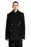 Ann Demeulemeester Man Black Jackets In Black