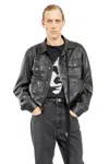 Ann Demeulemeester Man Black Jackets In Black