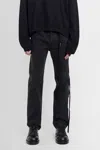 Ann Demeulemeester Man Black Jeans In Black