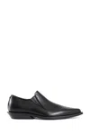 Ann Demeulemeester Black Makea Pointy Cowboy Loafers In Black