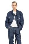 Ann Demeulemeester Patrick 5 Pocket High Comfort Jacket In Blue
