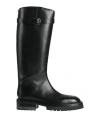 Ann Demeulemeester Man Boot Black Size 9 Leather