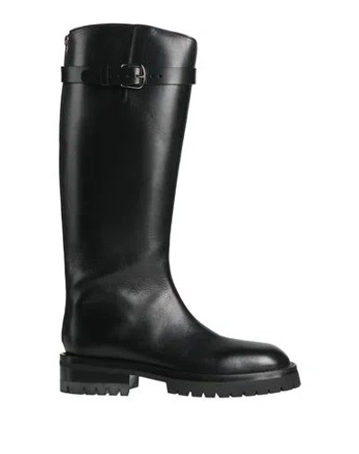 Ann Demeulemeester Man Boot Black Size 9 Leather