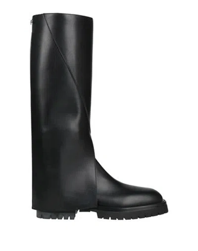 Ann Demeulemeester Man Boot Black Size 9 Leather