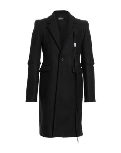 Ann Demeulemeester Man Coat Black Size 40 Wool