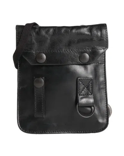 Ann Demeulemeester Man Cross-body Bag Black Size - Leather