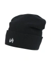 Ann Demeulemeester Man Hat Black Size Onesize Virgin Wool, Cashmere In Black