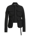 Ann Demeulemeester Man Jacket Black Size 42 Cotton In Black
