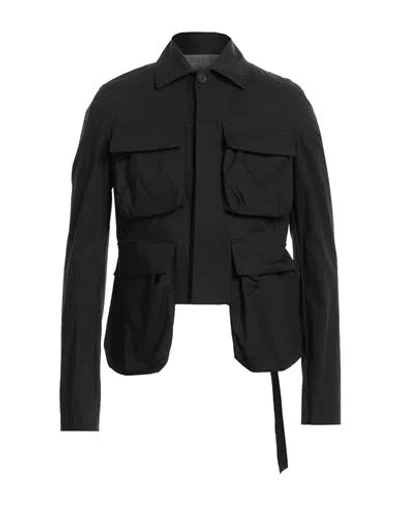 Ann Demeulemeester Man Jacket Black Size 42 Cotton