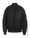 Ann Demeulemeester Man Jacket Black Size 42 Polyamide In Black