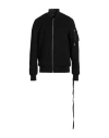 Ann Demeulemeester Man Jacket Black Size 42 Virgin Wool, Cashmere