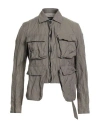 Ann Demeulemeester Man Jacket Khaki Size 40 Cotton, Viscose, Metal In Beige