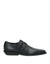 Ann Demeulemeester Man Loafers Black Size 8.5 Leather In Black