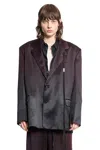 Ann Demeulemeester Man Multicolor Blazers In Multicolor