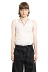 Ann Demeulemeester Man Off-white T-shirts & Tank Tops In Off-white