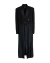 Ann Demeulemeester Man Overcoat & Trench Coat Black Size 40 Viscose, Silk In Black