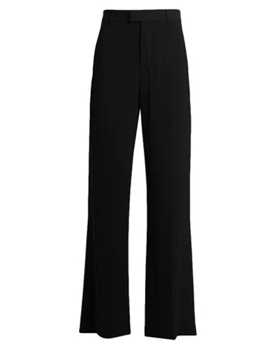Ann Demeulemeester Man Pants Black Size 34 Viscose, Virgin Wool