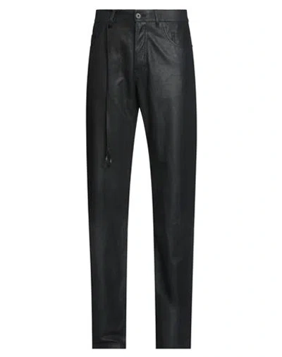 Ann Demeulemeester Man Pants Black Size L Soft Leather