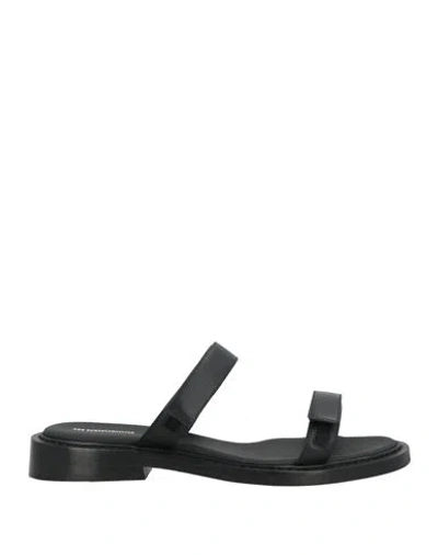 Ann Demeulemeester Man Sandals Black Size 8.5 Leather