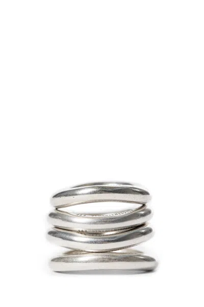 Ann Demeulemeester Man Silver Jewellery