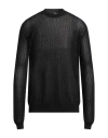 Ann Demeulemeester Man Sweater Black Size L Cotton, Cashmere