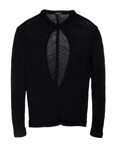 Ann Demeulemeester Man Sweater Black Size L Polyamide
