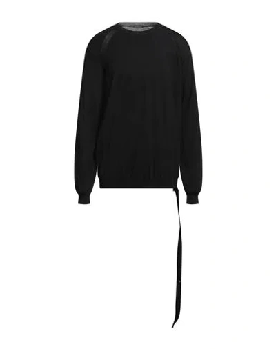 Ann Demeulemeester Man Sweater Black Size Xs Cotton, Silk