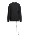Ann Demeulemeester Man Sweatshirt Black Size L Cotton In Black