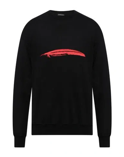 ANN DEMEULEMEESTER ANN DEMEULEMEESTER MAN SWEATSHIRT BLACK SIZE L COTTON