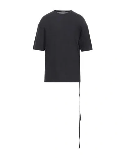 Ann Demeulemeester Man T-shirt Black Size S Cotton