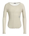 Ann Demeulemeester Man T-shirt Khaki Size S Cotton In Neutral