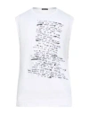 Ann Demeulemeester Man T-shirt White Size M Cotton