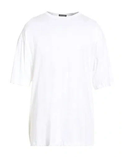 Ann Demeulemeester Man T-shirt White Size M Cotton