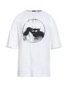 Ann Demeulemeester Man T-shirt White Size M Cotton
