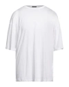 Ann Demeulemeester Man T-shirt White Size L Cotton In White