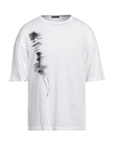 Ann Demeulemeester Man T-shirt White Size S Cotton