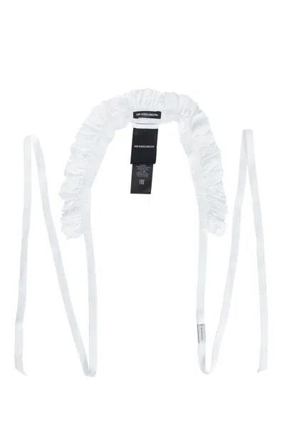 Ann Demeulemeester Man White Scarves