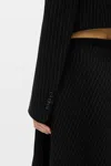 Ann Demeulemeester Manda Cropped Blazer In Black