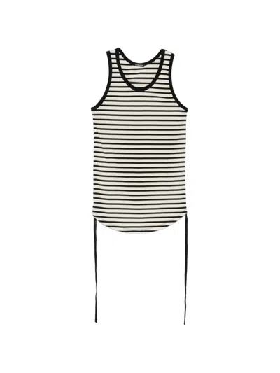 Ann Demeulemeester Mara Tank Top In Neutral