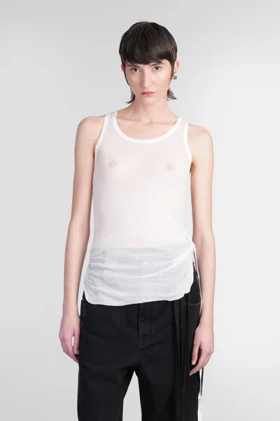 Ann Demeulemeester Mara Topwear In White Cotton