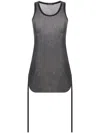Ann Demeulemeester Mara Wrinkled Cropped Tank Top