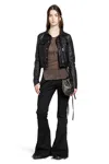 Ann Demeulemeester Mara Wrinkled Cropped Tank Top In Brown