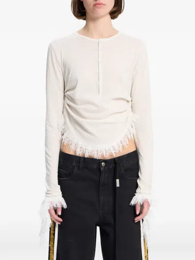 Ann Demeulemeester Mare Serafino T-shirt In Gray