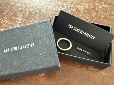 Pre-owned Ann Demeulemeester Marianne Ring Silver Size 59 Large